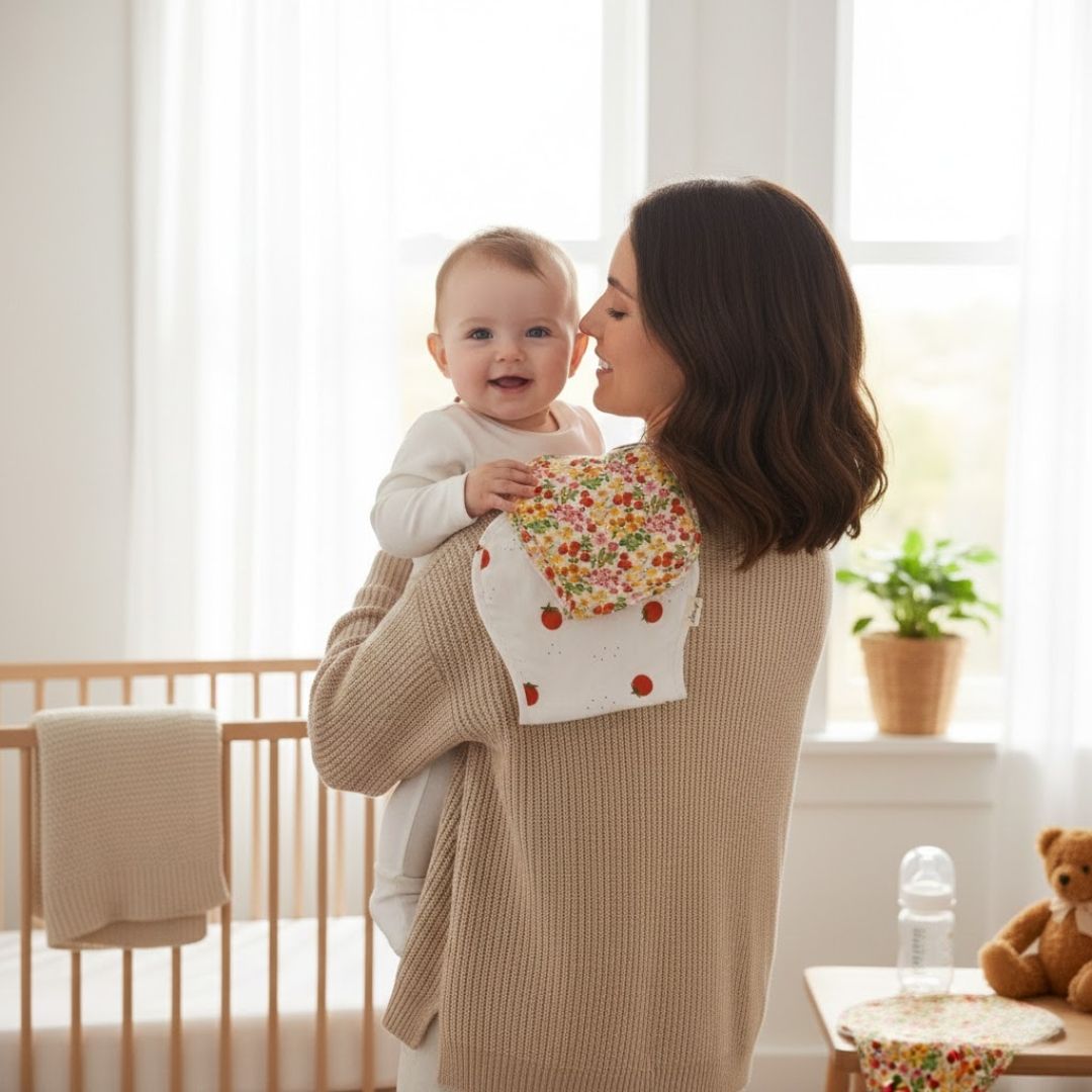 Tomatino Organic Burp Cloth Set 018